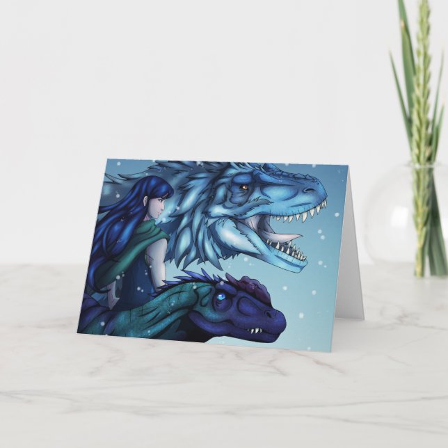 Frost Mage och hennes väktare Kort (Framsida)