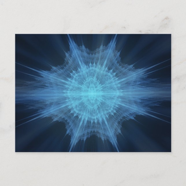 Frost Nova Fractal Vykort (Framsida)