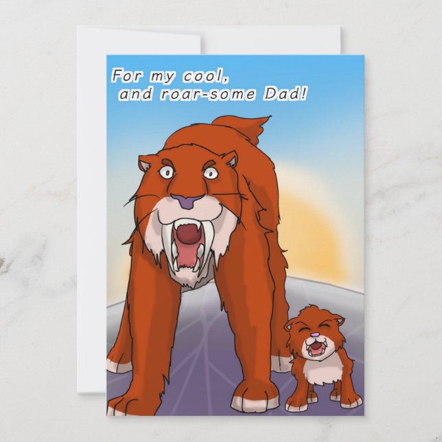 Frost Spädbarn Fars dag Tack Kort (Framsida)