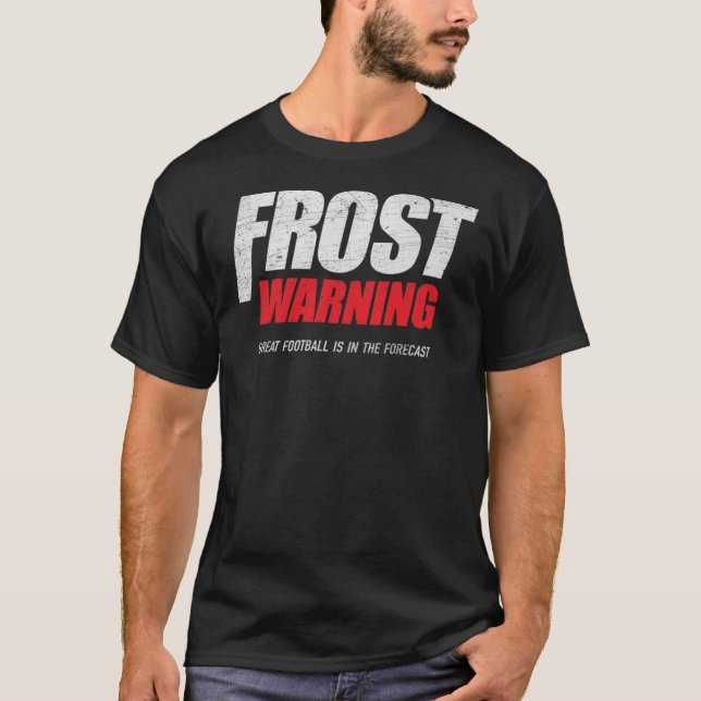 Frost Warning (Black), A Nebraska Football T-shirt (Framsida)