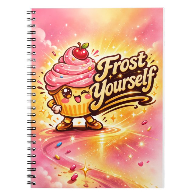 Frost Yourself - Strö Spröjs - Matvänner Anteckningsbok (Framsidan)