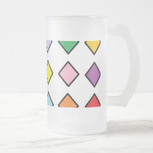 Frostad 16 uns frostad Glass muggkonst vid JShao Frostat Ölglas