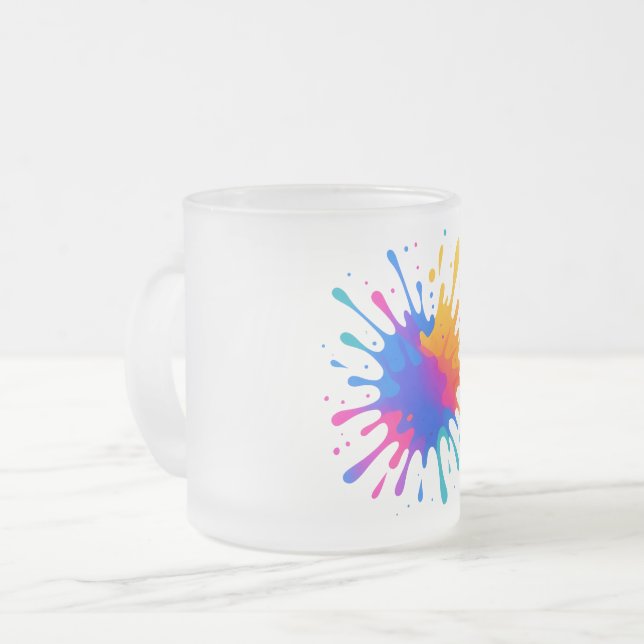 Frostad Glas Kaffe Mugg (Framsida vänster)