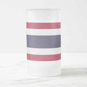 Frostad Glas Mugg med Thailands flagga
