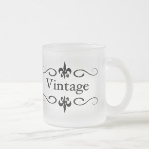 Frostad Glas Mugg - Vintage