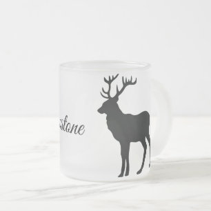 Frostad Glas Mugg-Yellowstone Älg Glasmugg