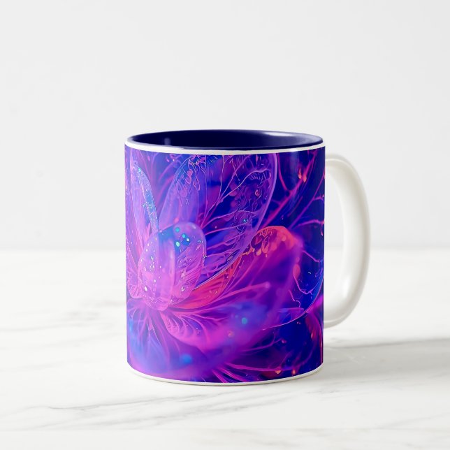 Frostad Glasblomning Två-Tonad Mugg (Framsida höger)