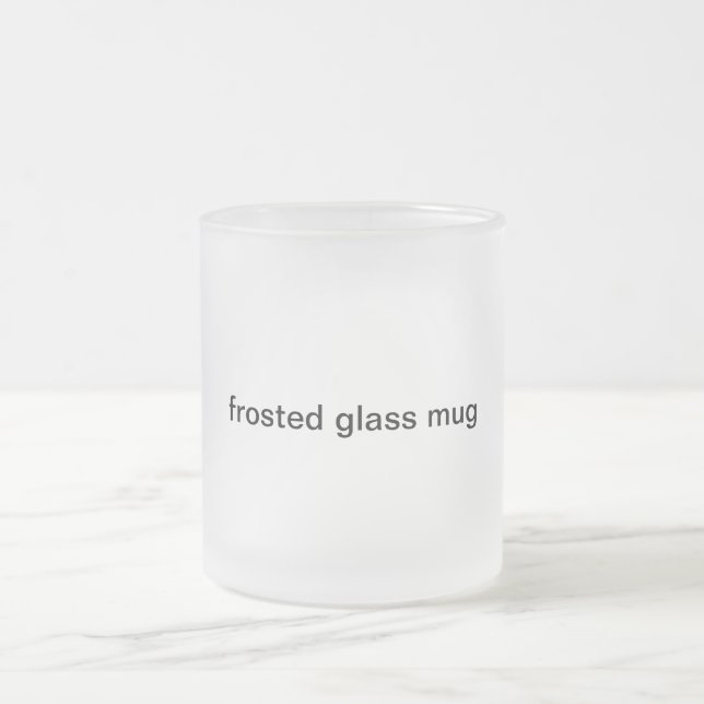 frostad glass mugg (Center)