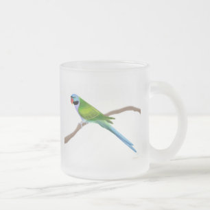 Frostad Glass mugg för Derbyan Moustacheparakiter