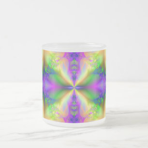 Frostad Glass mugg för Psychedelic ~ för Fractal