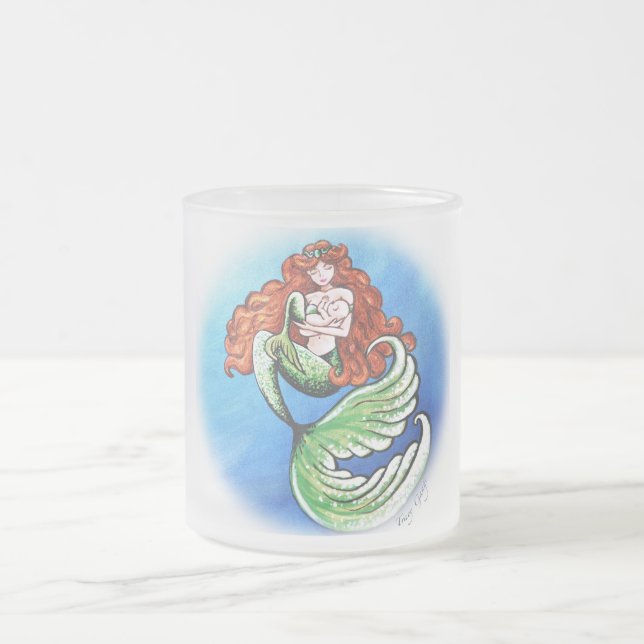Frostad Glass mugg för sjöjungfrumammor (Center)