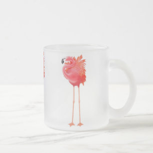 Frostad Glass mugg för tropisk Flamingo