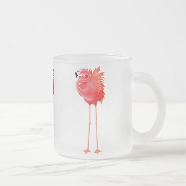 Frostad Glass mugg för tropisk Flamingo (Höger)