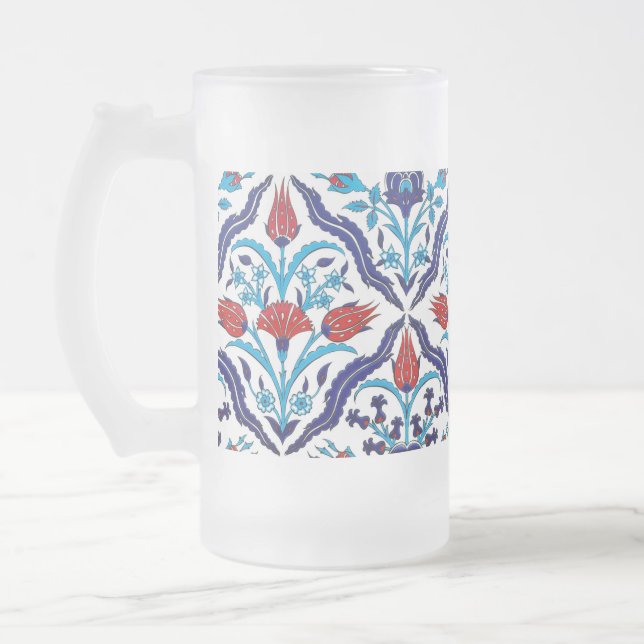 Frostad Glass mugg för turkiska tulpan (Vänster)