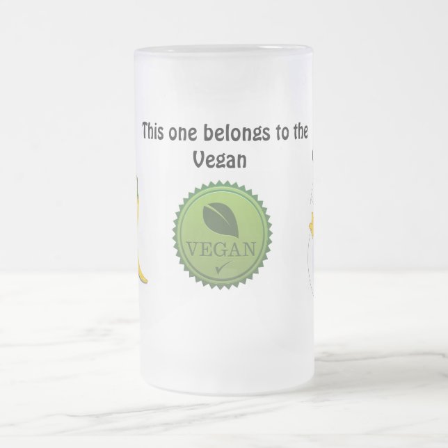 Frostad Glass mugg för varm Veganchick (Center)