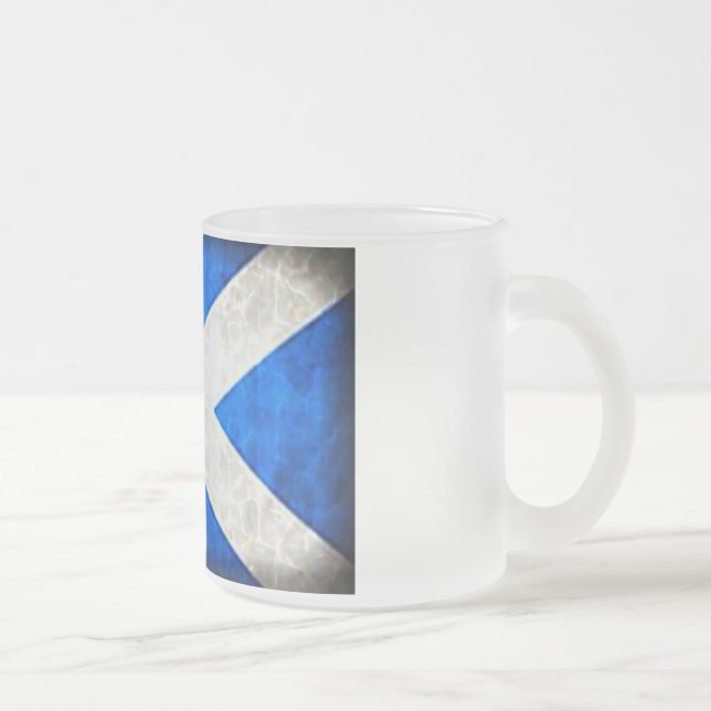 Frostad Glass muggSkottland flagga Glasmugg (Höger)
