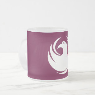Frostad liten glas mugg med flagga från Phoenix Ci