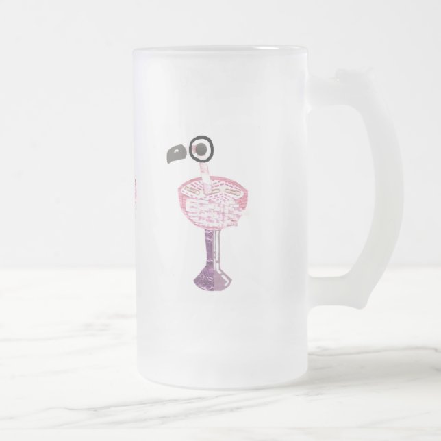 Frostad mugg för Flamingococtail (Höger)