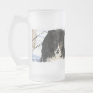 Frostad mugg för gränsColliehund