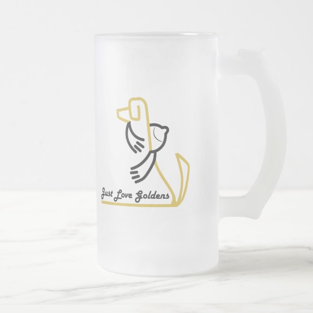 Frostad mugg för guld- Retriever, precis kärlek (Höger)