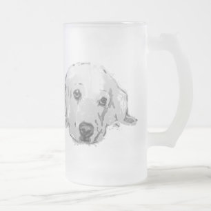 Frostad mugg för guld- Retrieverhund