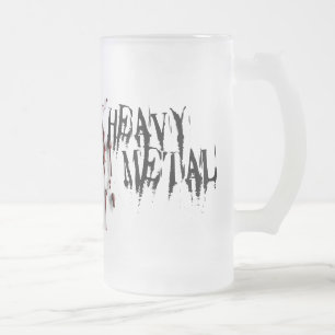 Frostad mugg för heavy metal