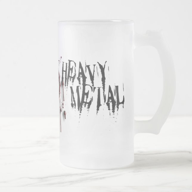 Frostad mugg för heavy metal (Höger)