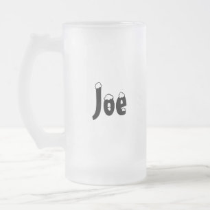 Frostad mugg för Joe-Namn stil