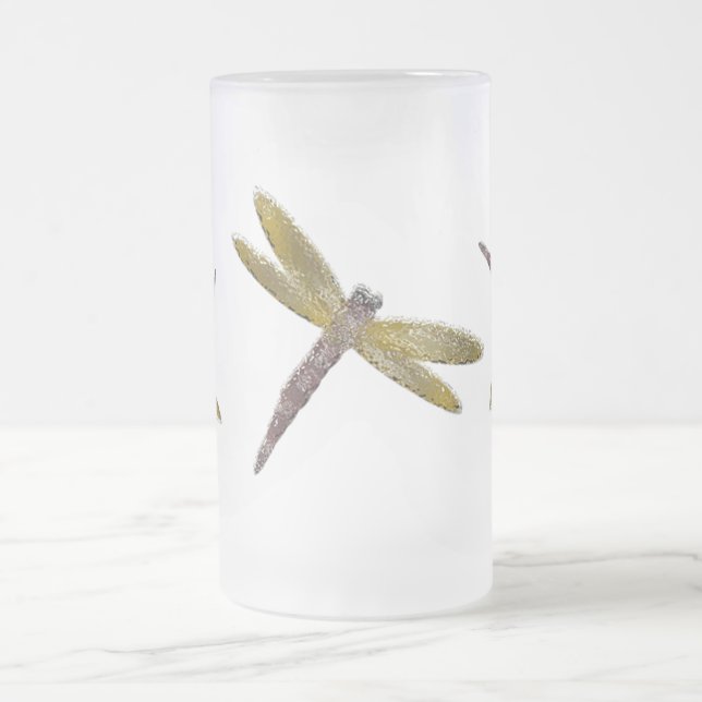 Frostad mugg för målat glassslända (Center)