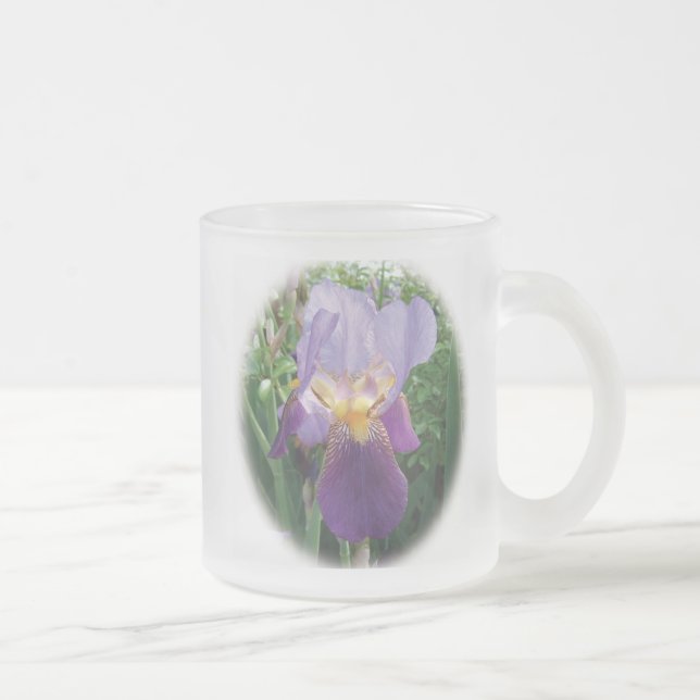Frostad mugg för purpurfärgad Iris (Höger)