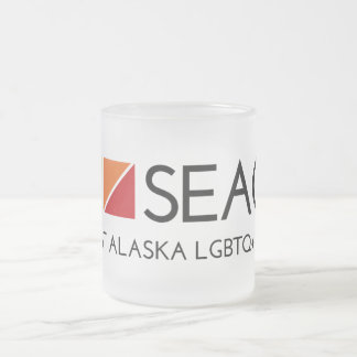 Frostad mugg för SEAGLA-logotyp