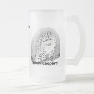 Frostad mugg för snöLeopard