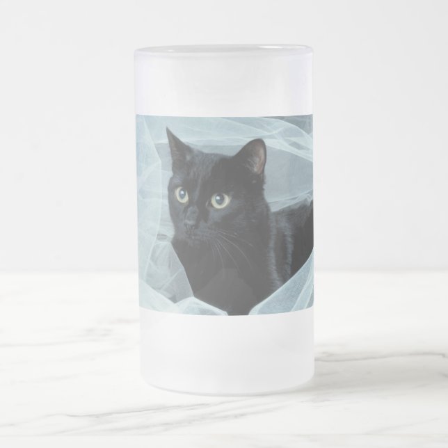 Frostad mugg för svart katt (Center)