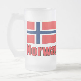 frostad norge \ flagga för mugg 16oz