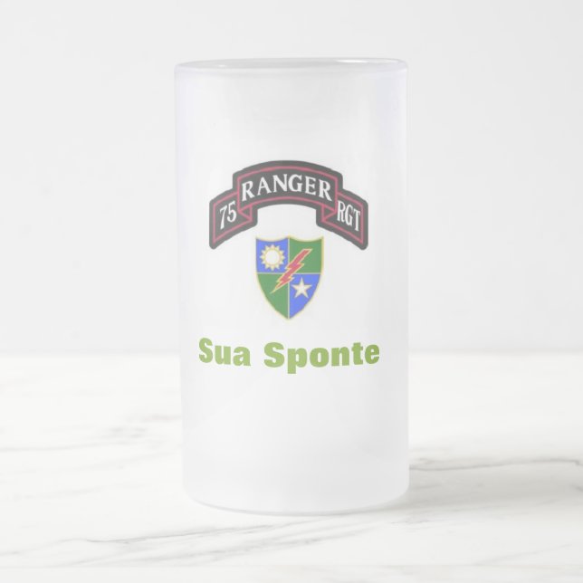 frostad öl Stein för 75:earméskogsvaktare Frostat Ölglas (Center)