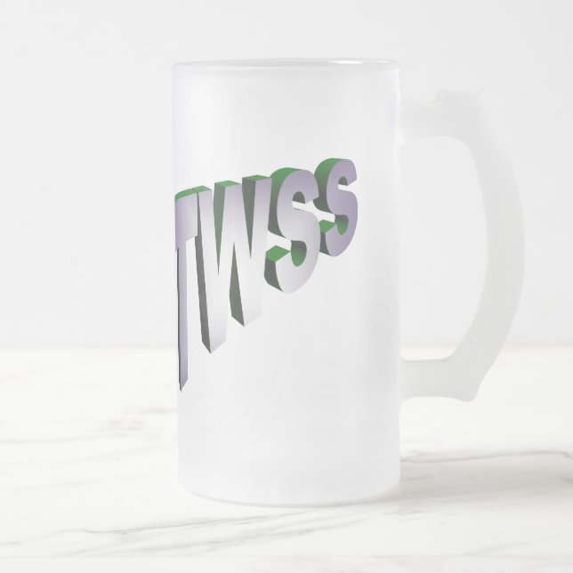 Frostad öl Stein för TWSS Frostat Ölglas (Höger)