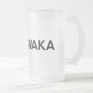 Frostad ölmugg - CLUBWAKA Wordmark Frostat Ölglas