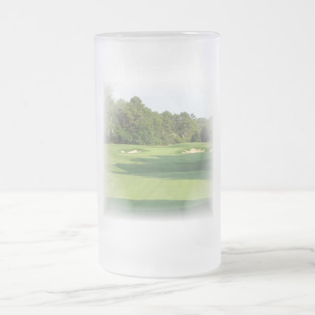 Frostad ölmugg för golfbana frostat ölglas (Center)