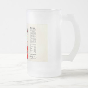 Frostad ölmugg för KFAT Frostat Ölglas