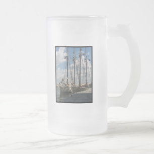 Frostad ölmugg för Schooner Frostat Ölglas