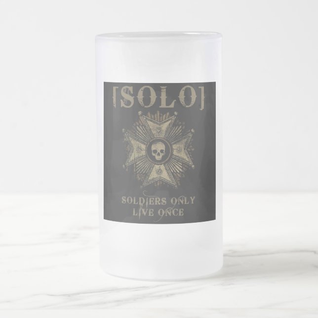 Frostad ölmugg frostat ölglas (Center)