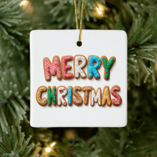 Frostade kakor God Jul Ornament