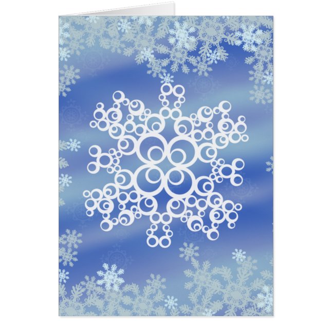 Frostade kanter II Hälsningskort (Framsidan)