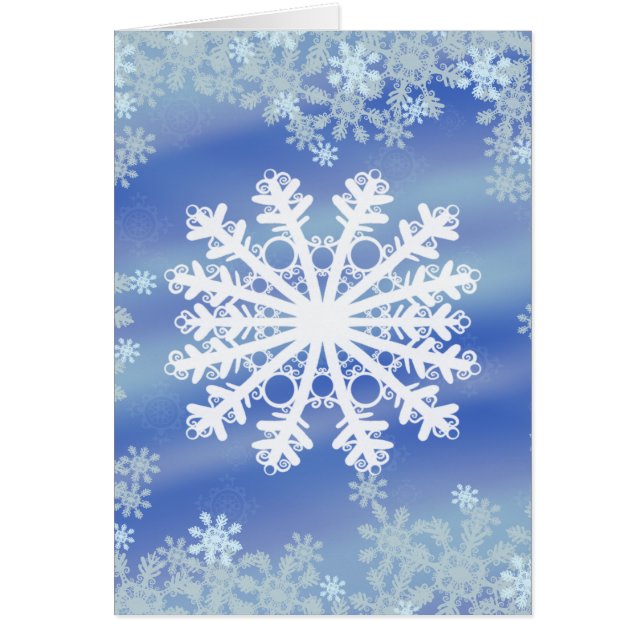 Frostade kanter III Hälsningskort (Framsidan)