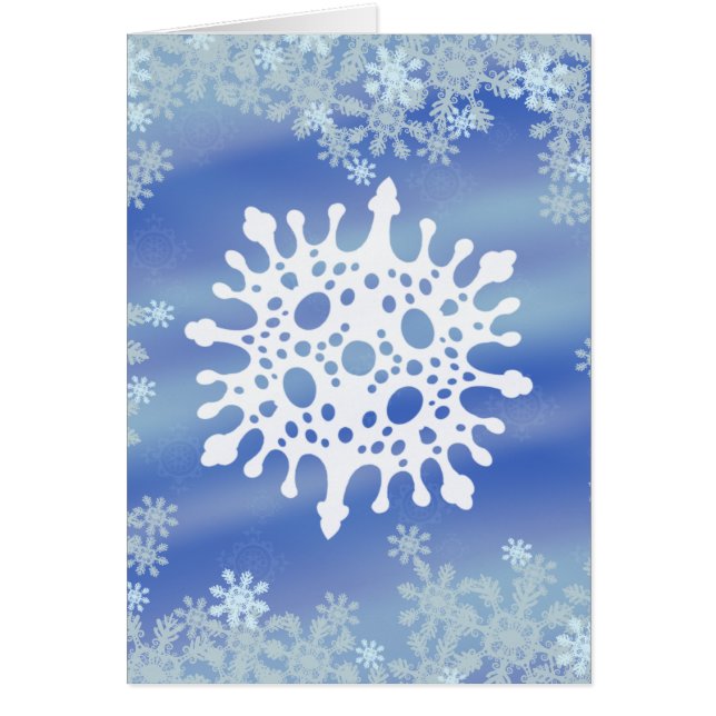 Frostade kanter VI Hälsningskort (Framsidan)