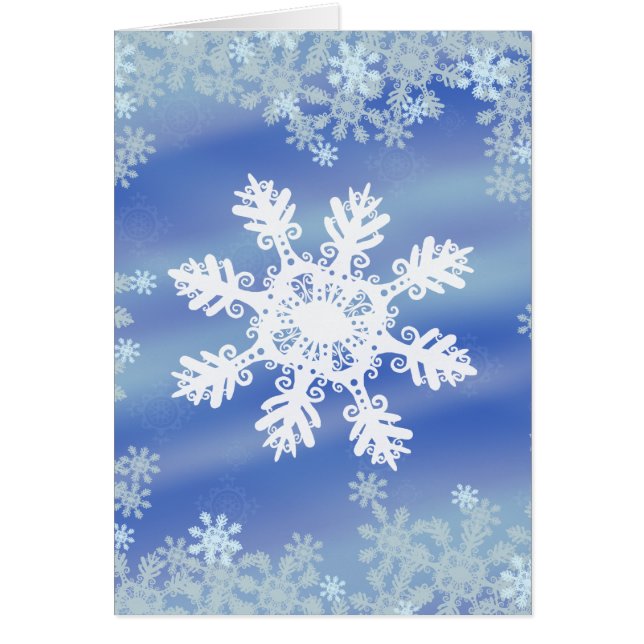 Frostade kanter VII Hälsningskort (Framsidan)