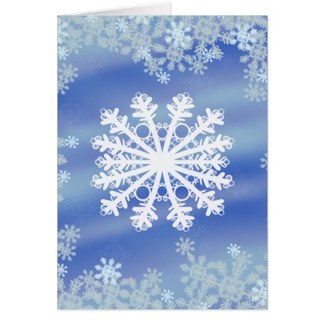 Frostade kanter VIII Hälsningskort (Framsidan)