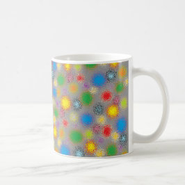 Frostade prickar kaffemugg