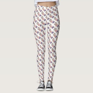 Frostat Breakfast Toaster Pastry Junk Food Foodie Leggings