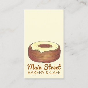 Frostat Croissant Donut Doughnut Pastry Bakery Visitkort
